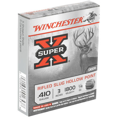 Winchester Shotshells Super-X Rifled Lead .410 Gau