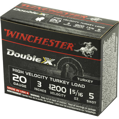 Winchester Shotshells Double-X Turkey 20 Gauge 3in