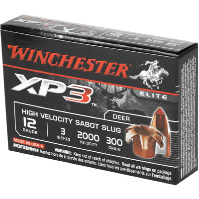 Winchester Shotshells Elite XP3 Sabot 12 Gauge 3in