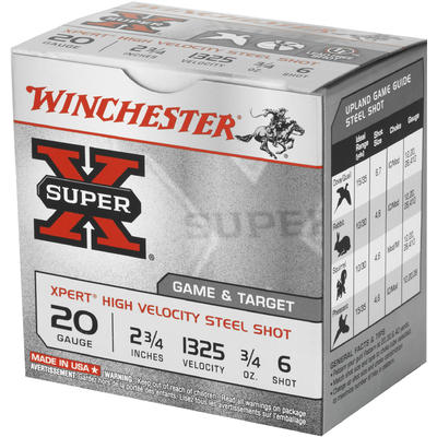 Winchester Shotshells Expert Upland Steel 20 Gauge Winchester Shotshells Expert Upland Steel 20 Gauge