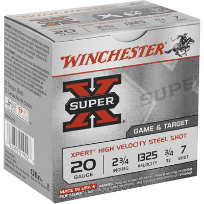Winchester Shotshells Expert Upland Steel 20 Gauge