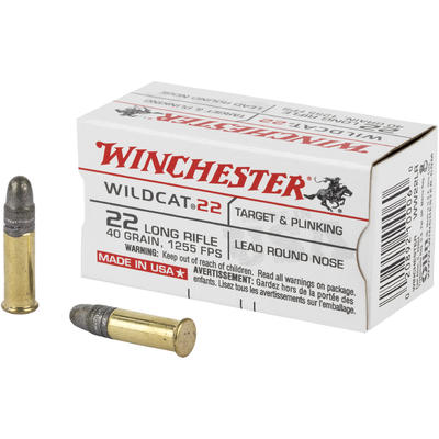 Winchester Rimfire Ammo Wildcat .22 Long Rifle (LR