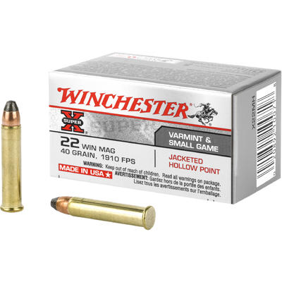 Winchester Super-X WMR JHP Ammo