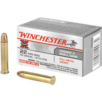 Winchester Super-X WMR FMJ Ammo