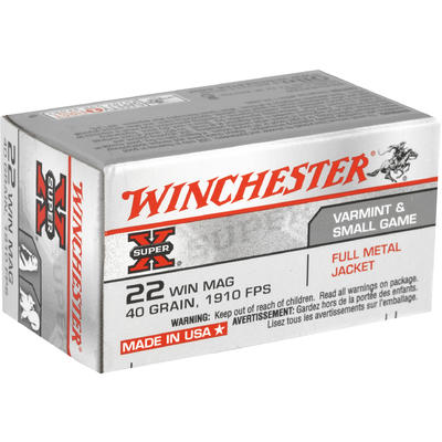 Winchester Rimfire Ammo Super-X .22 Magnum (WMR) 4 Winchester Rimfire Ammo Super-X .22 Magnum (WMR) 4