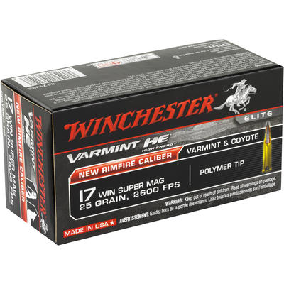Winchester Rimfire Ammo 17 Win Super Magnum 25 Gra
