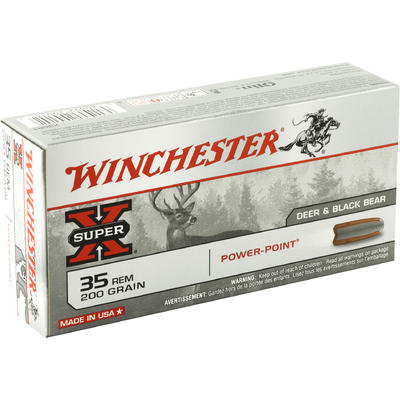 Winchester Ammo Super-X 35 Remington 200 Grain Pow Winchester Ammo Super-X 35 Remington 200 Grain Pow