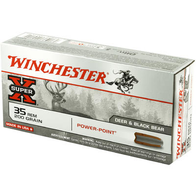 Winchester Ammo Super-X 35 Remington 200 Grain Pow Winchester Ammo Super-X 35 Remington 200 Grain Pow