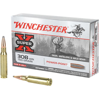 Winchester Ammo Super-X 308 Winchester 150 Grain P