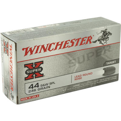 Winchester Ammo Super-X 44 Special 246 Grain LRN 5