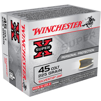 Winchester Ammo Super-X 45 Colt (LC) 225 Grain Sil