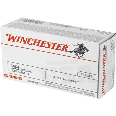 Winchester Ammo Best Value 38 Special 130 Grain FM