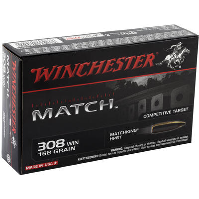 Winchester Ammo Supreme 308 Winchester 168 Grain S