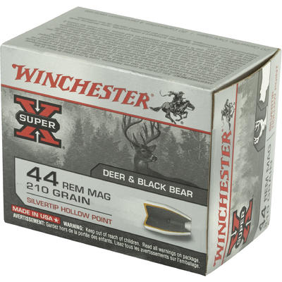 Winchester Ammo Super-X 44 Magnum 210 Grain Silver