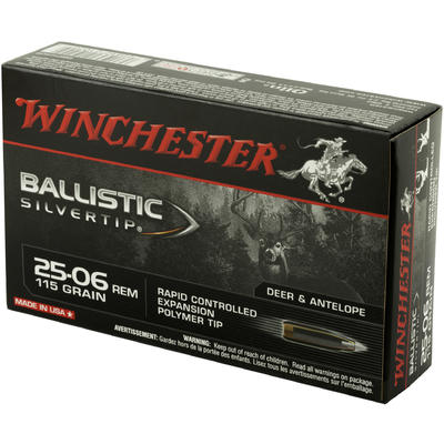 Winchester Ammo Supreme 25-06 Remington 115 Grain
