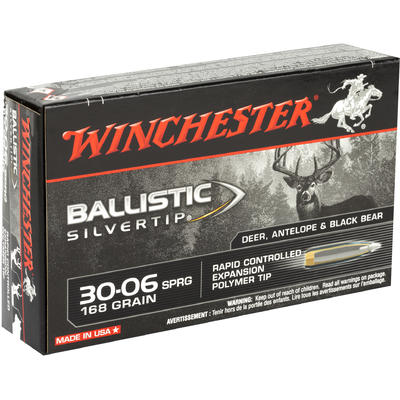 Winchester Ammo Supreme 30-06 Springfield 168 Grai