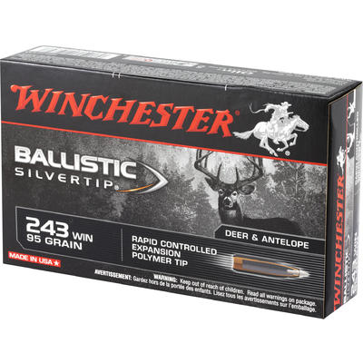 Winchester Ammo Supreme 243 Winchester 95 Grain Si Winchester Ammo Supreme 243 Winchester 95 Grain Si