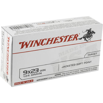 Winchester Ammo Best Value 9x23 Winchester 124 Gra