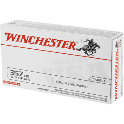 Winchester Ammo Best Value 357 Sig Sauer 125 Grain