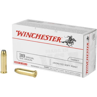 Winchester Ammo Best Value 38 Special 125 Grain JS