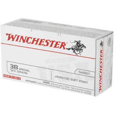 Winchester Ammo Best Value 38 Special 125 Grain JS