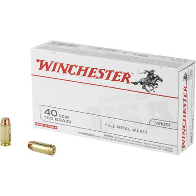 Winchester Ammo Best Value 40 S&W 165 Grain FM