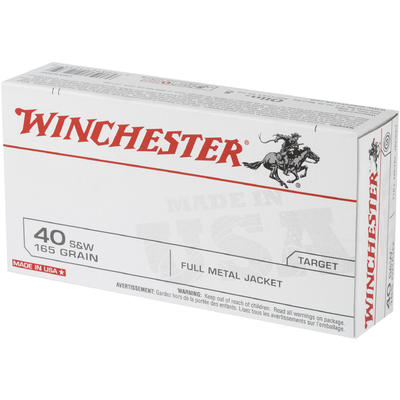 Winchester Ammo Best Value 40 S&W 165 Grain FM
