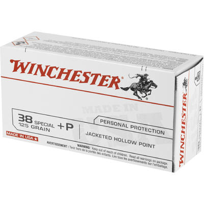 Winchester Ammo Best Value 38 Special+P 125 Grain Winchester Ammo Best Value 38 Special+P 125 Grain
