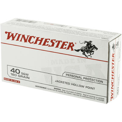 Winchester Ammo Best Value 40 S&W 180 Grain JH