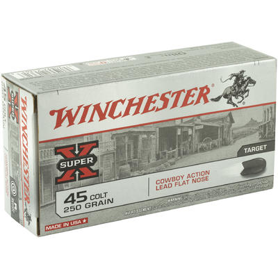 Winchester Ammo Cowboy Action 45 Colt (LC) Lead 25