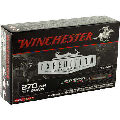 Winchester Ammo Supreme 270 Winchester 140 Grain A Winchester Ammo Supreme 270 Winchester 140 Grain A
