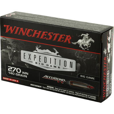 Winchester Ammo Supreme 270 Winchester 140 Grain A Winchester Ammo Supreme 270 Winchester 140 Grain A