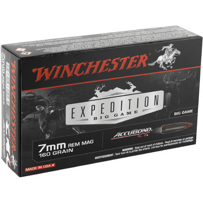 Winchester Ammo Supreme 7mm Magnum 160 Grain AccuB