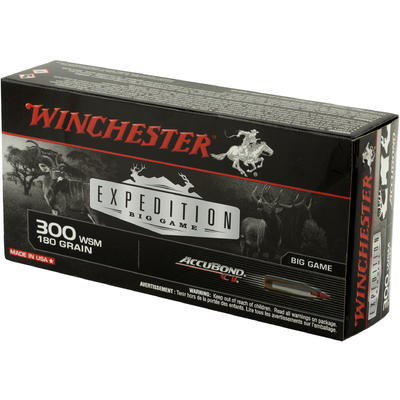 Winchester Ammo Supreme 300 WSM 180 Grain AccuBond