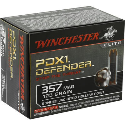 Winchester Ammo Elite PDX1 Defender 357 Magnum Bon