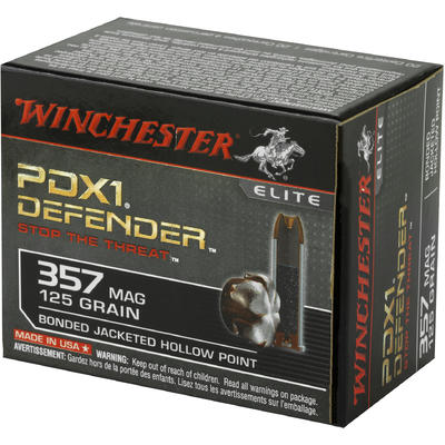 Winchester Ammo Elite PDX1 Defender 357 Magnum Bon