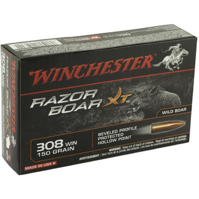 Winchester Ammo Razorback 308 Winchester HP 150 Gr