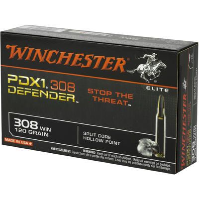 Winchester Ammo Elite PDX1 Defender 308 Win Split