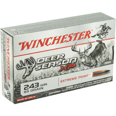 Winchester Ammo XP 243 Winchester 95 Grain Extreme