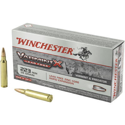 Winchester Ammo Varmint-X 223 Remington 38 Grain L