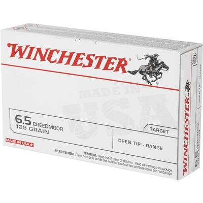 Winchester Ammo USA 6.5 Creedmoor 125 Grain Open T Winchester Ammo USA 6.5 Creedmoor 125 Grain Open T