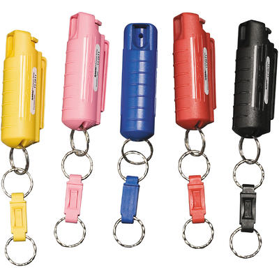 Sabre Hard Case Key Ring OC/CS/UV Spray 3.75Hx7/8W Sabre Hard Case Key Ring OC/CS/UV Spray 3.75Hx7/8W