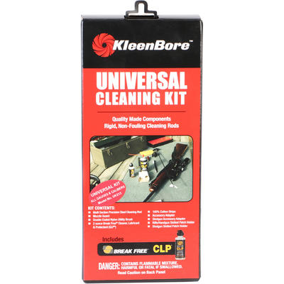 Kleen-Bore Cleaning Kits Universal Kit w/Steel Rod