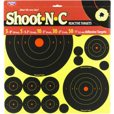 Birchwood Casey Shoot-N-C Variety VP5 5-Pack Adhes