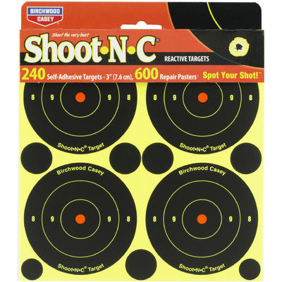 Birchwood Casey Shoot-N-C 3in Bullseye 240-Pack [3
