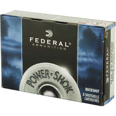 Federal Shotshells Power-Shok 12 Gauge 3in 41 Pell