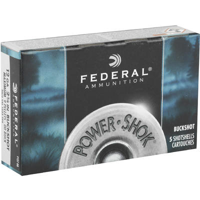 Federal Shotshells Power-Shok 12 Gauge 2.75in 9 Pe