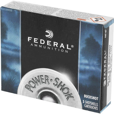 Federal Shotshells Power-Shok 20 Gauge 3in 18 Pell