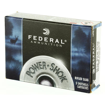 Federal Shotshells Power-Shok Rifled Slug 16 Gauge