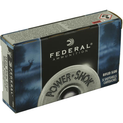 Federal Shotshells Power-Shok Rifled Slug 12 Gauge